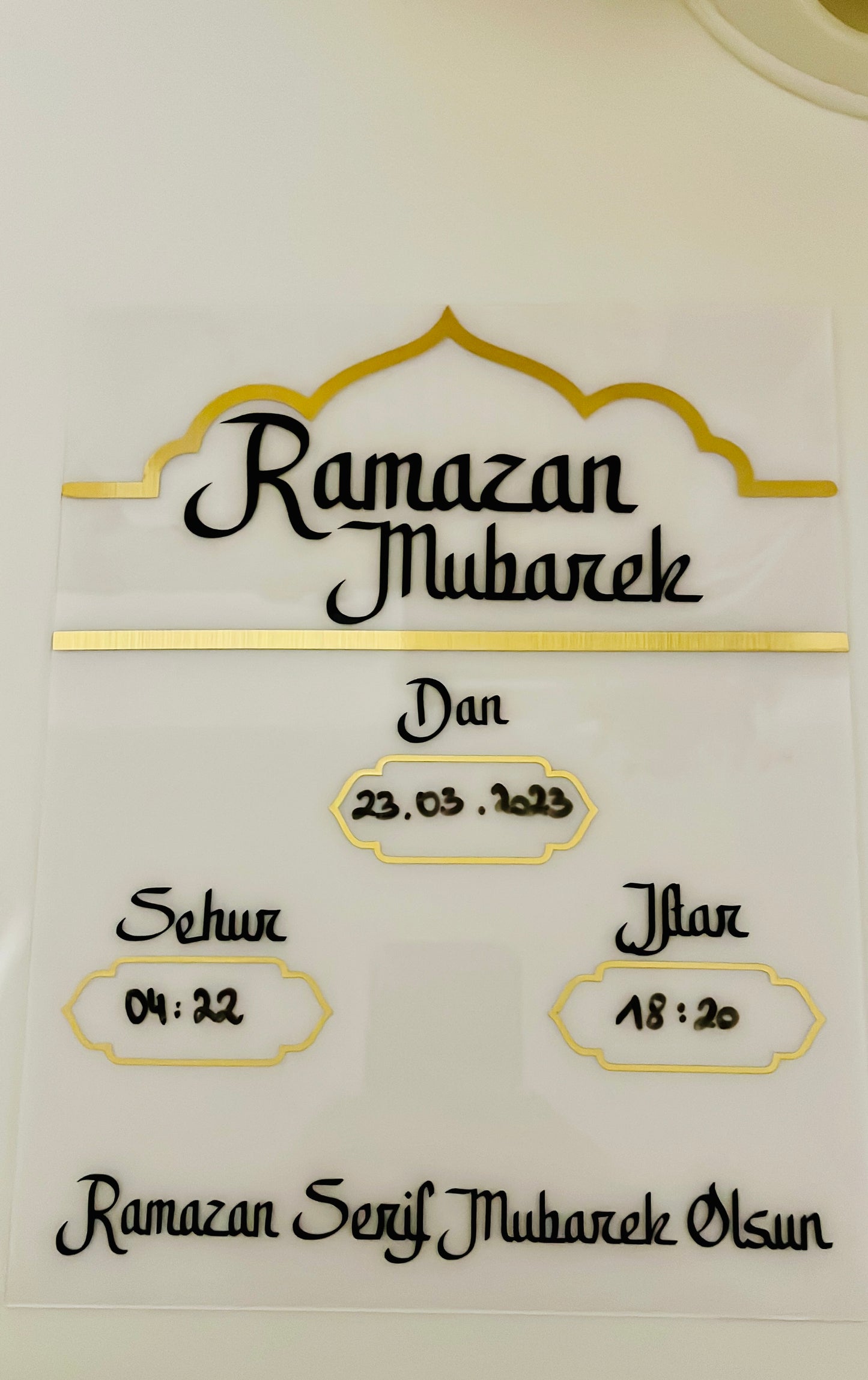Ramadan Time-Table