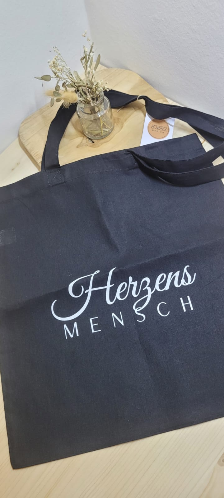 Baumwolltasche Schwarz