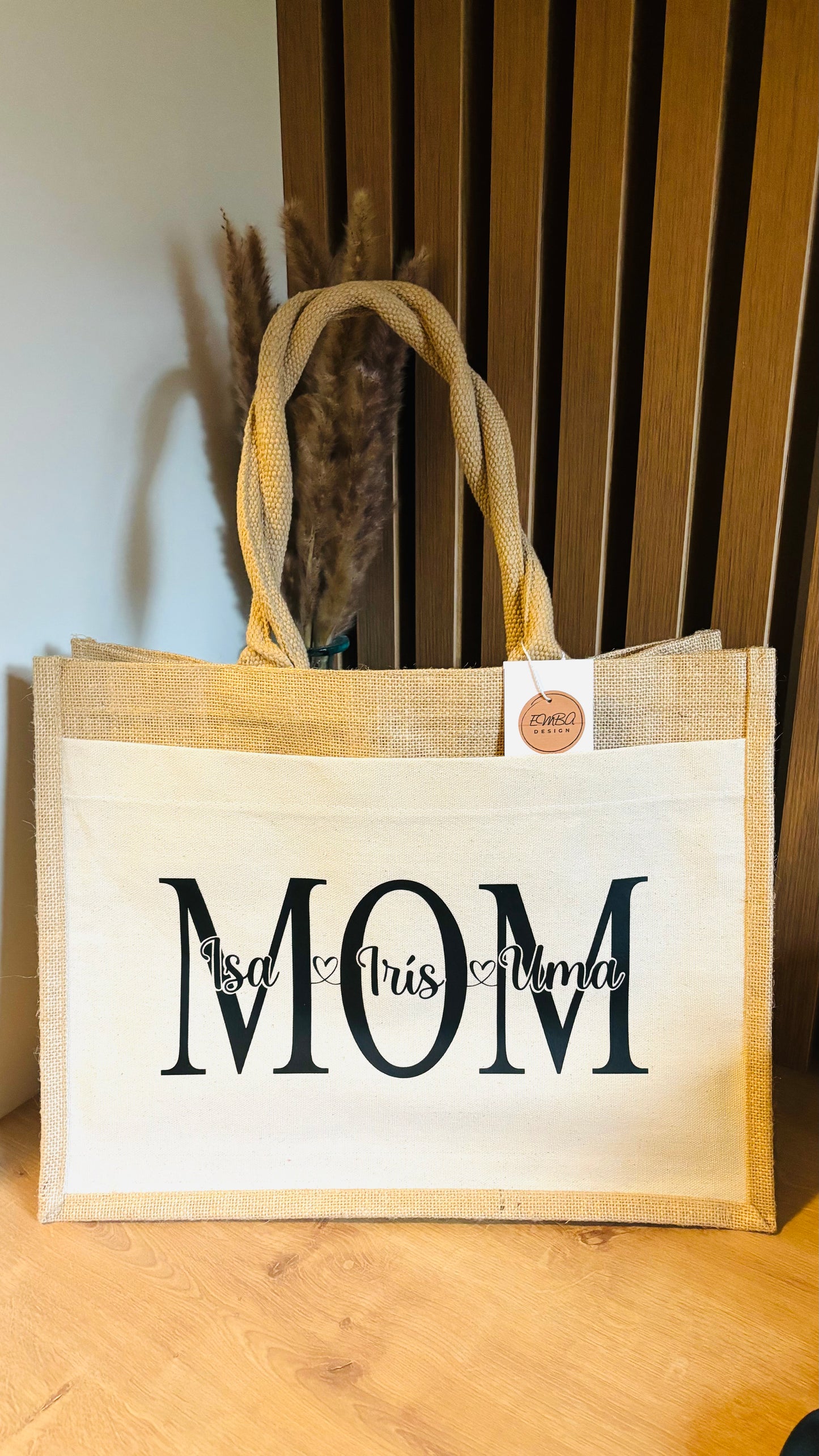 Jute Tasche MOM