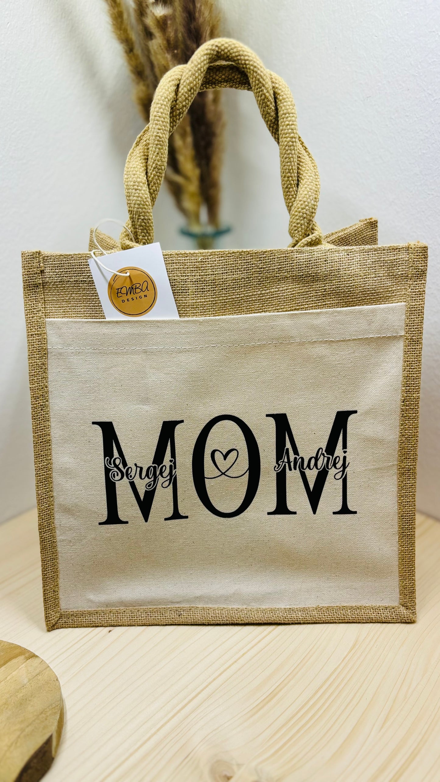 Jute Tasche MOM