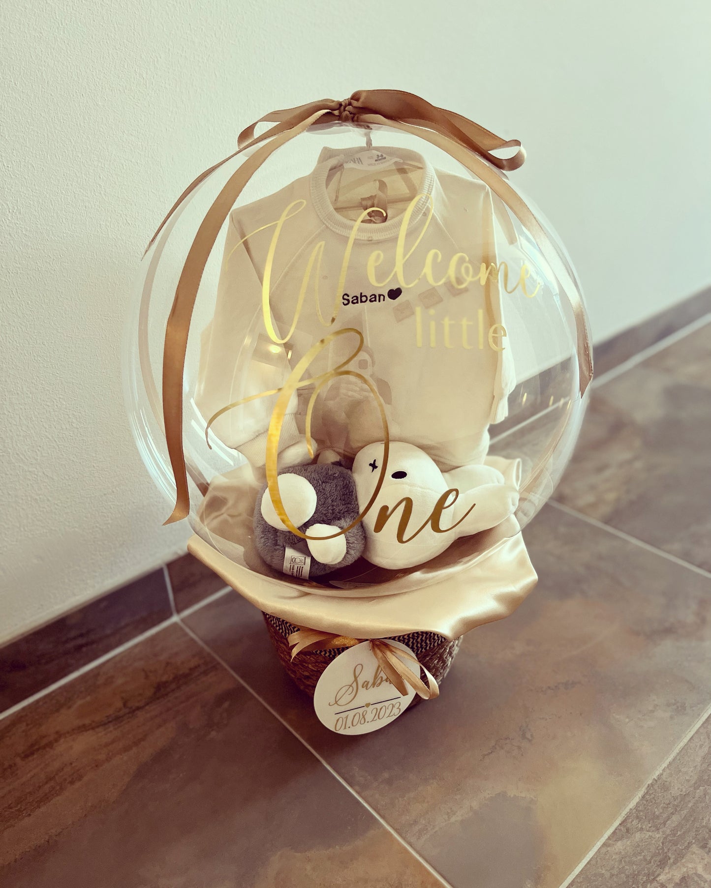 Bobo Ballon mit Box - Baby